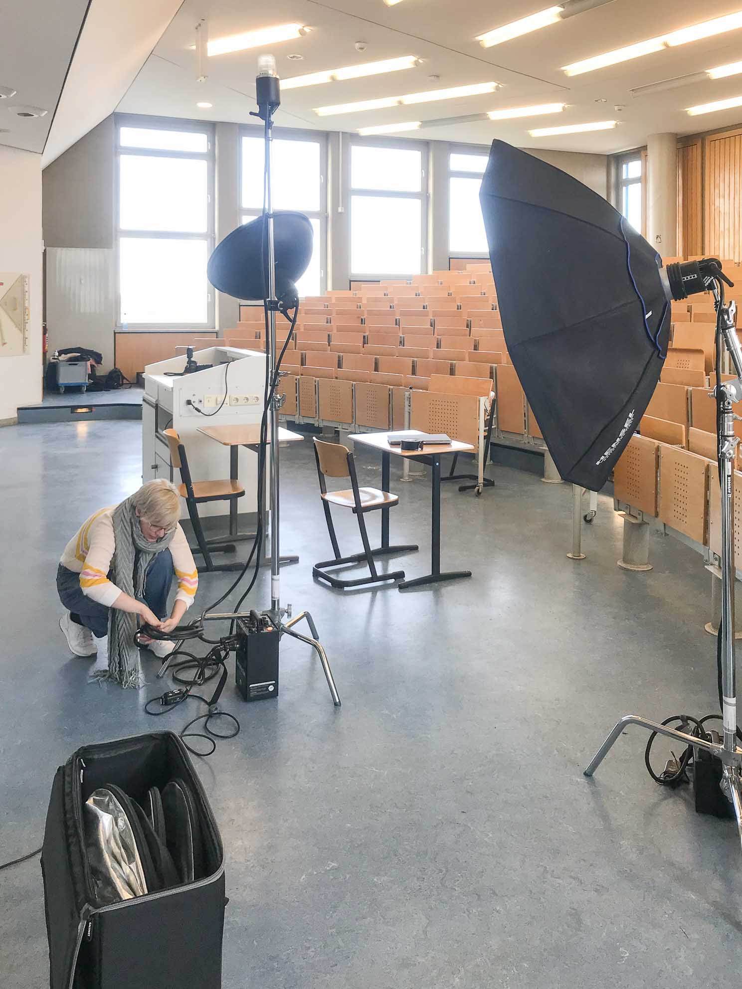 Making of Foto Bracht Fotografie für die Hochschule Niederrhein